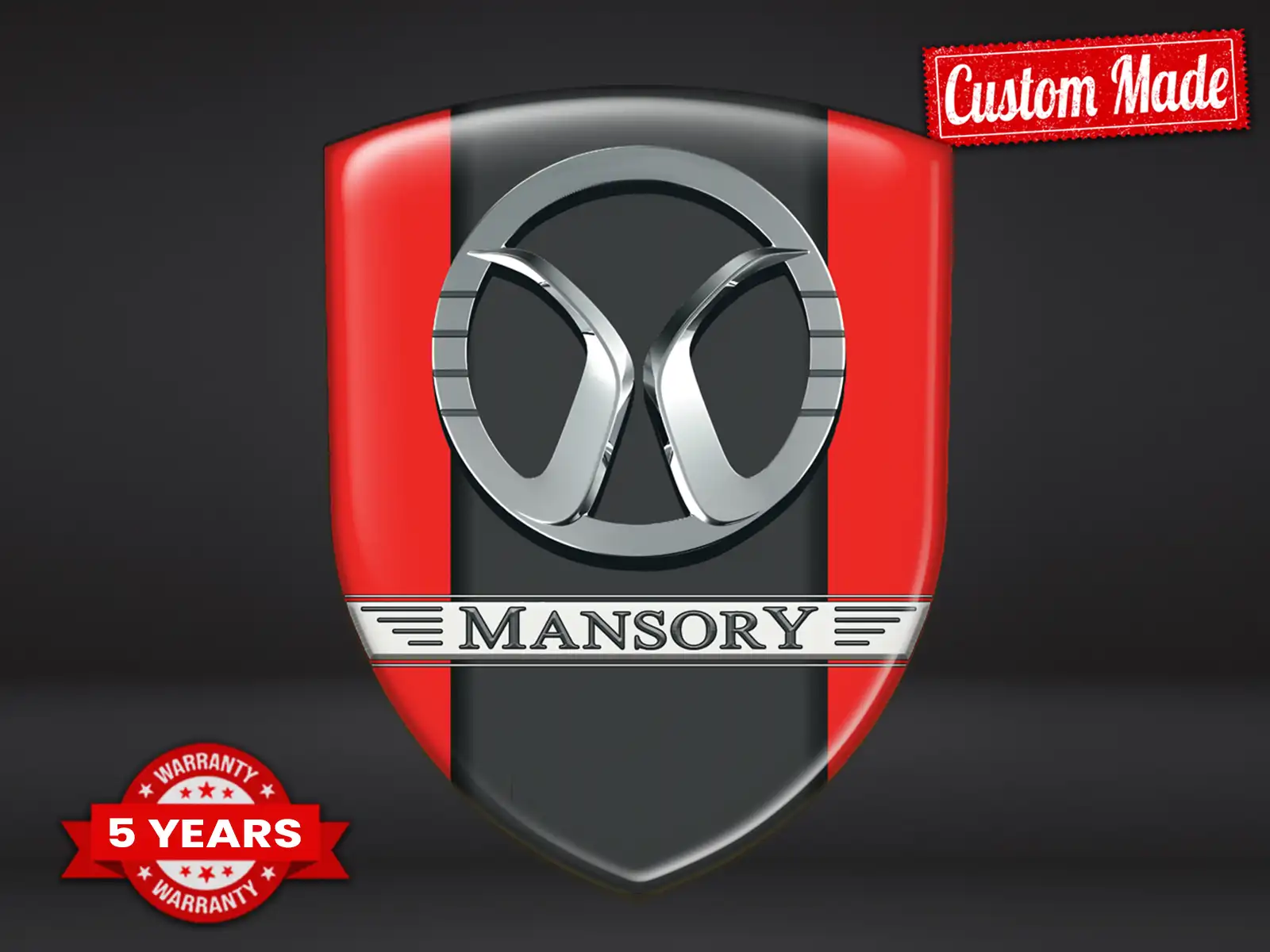 Mansory Insignias Automotrices Pro Máximo Duradero Diseño Estiloso